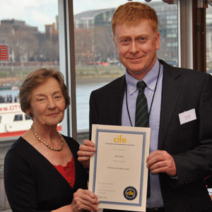 Roger Knight of Harrogate receives award