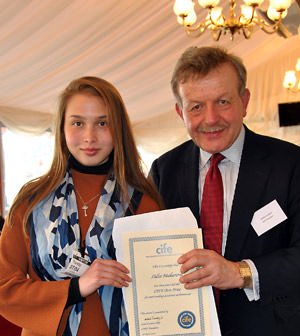 Ashbourne-student-Lidia-Makarova-with-Lord-Lexden