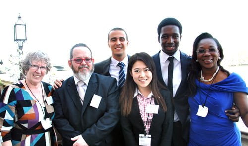 Bosworth CIFE award winners 2014 with Principal and guests