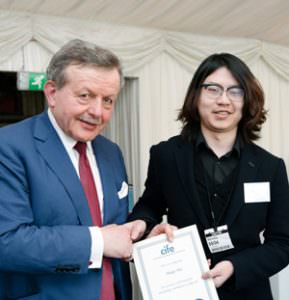 Haiqi Wu receives a 2017 CIFE Award