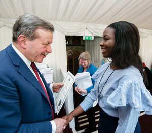 Tracy Nwokoma receives CIFE Award from Lord Lexden