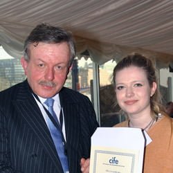 Collingham prize winner Isabella Speaight