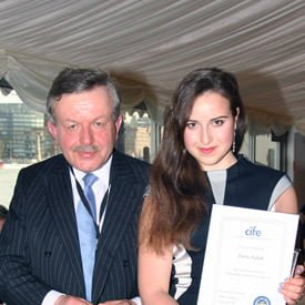 Daria Rybak of Carfax receives 2014 CIFE prize