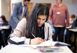 Regenet College student in exams